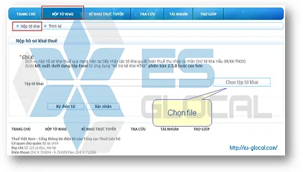 Cách sửa lỗi không chọn được tệp tờ khai để nộp báo cáo thuế qua mạng