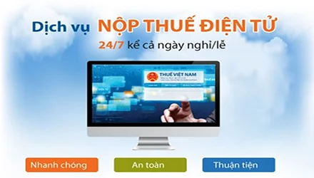 Thông báo triển khai thí điểm Nộp thuế điện tử của Tổng cục thuế