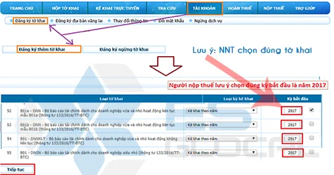 Phần mềm HTKK mới nhất cập nhật Thông tư 133