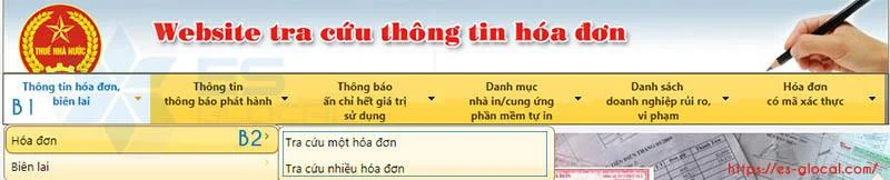 Tra cứu một hóa đơn, tra cứu nhiều hóa đơn