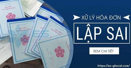 Xử lý hóa đơn viết sai