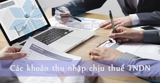 Các khoản thu nhập chịu thuế TNDN