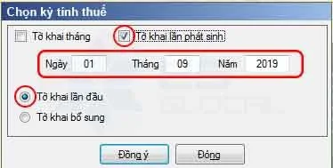 Lựa chọn kỳ tính thuế nhà thầu