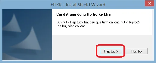 Cài đặt ứng dụng HTKK mới nhất