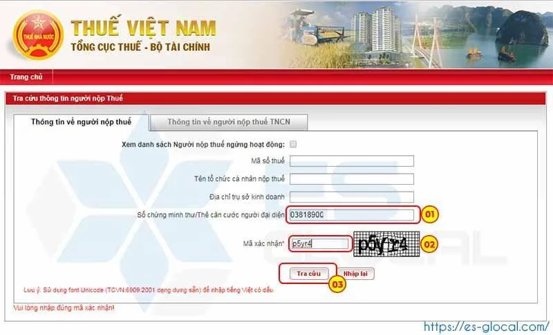 Tra cứu MST  doanh nghiệp