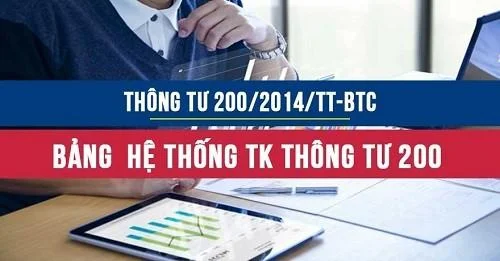 Hệ thống tài khoản kế toán theo thông tư 200/2014/TT-BTC