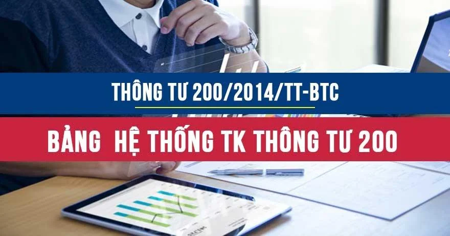 Hệ thống bảng tài khoản TT200