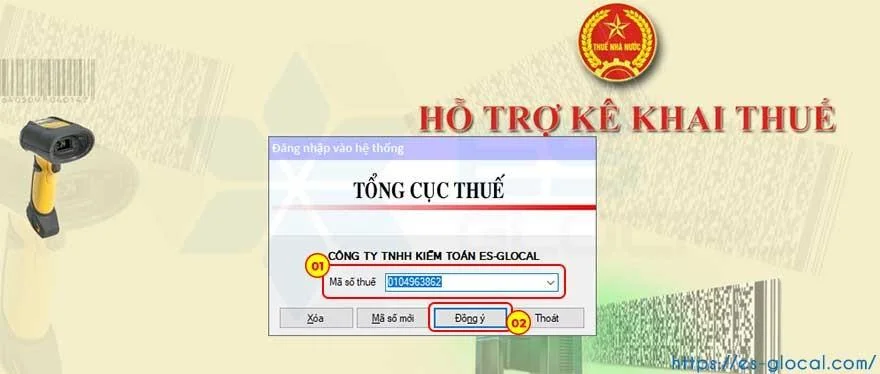 Đăng nhập HTKK