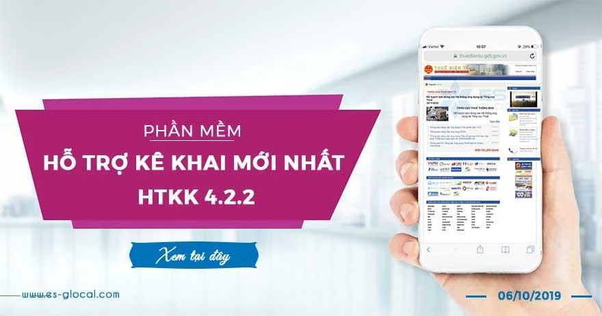 Ứng dụng kê khai thuế qua mạng - HTKK 4.2.2 và phần mềm iTaxViewer 1.5.7 của Tổng cục thuế