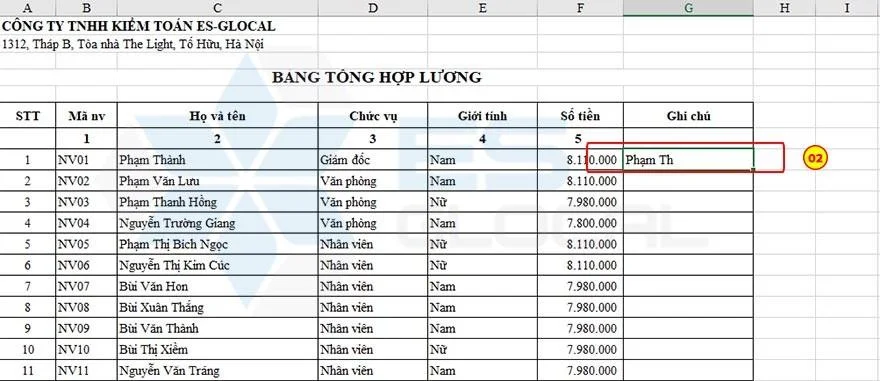 excel hàm left