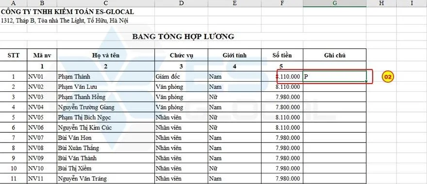 hàm left right excel