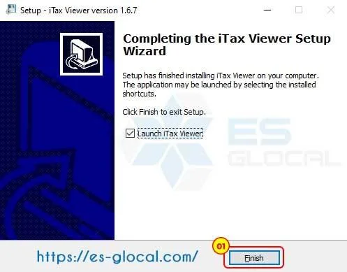 hoàn thành cài đặt phần mềm iTaxViewer