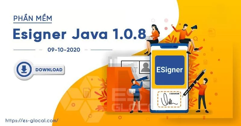 Phiên bản Esigner Java version 1.0.8 mới nhất hiện nay