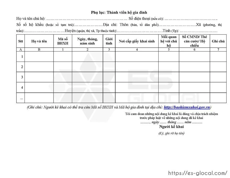 mẫu TK1-TS theo quyết định 595/QĐ-BHXH