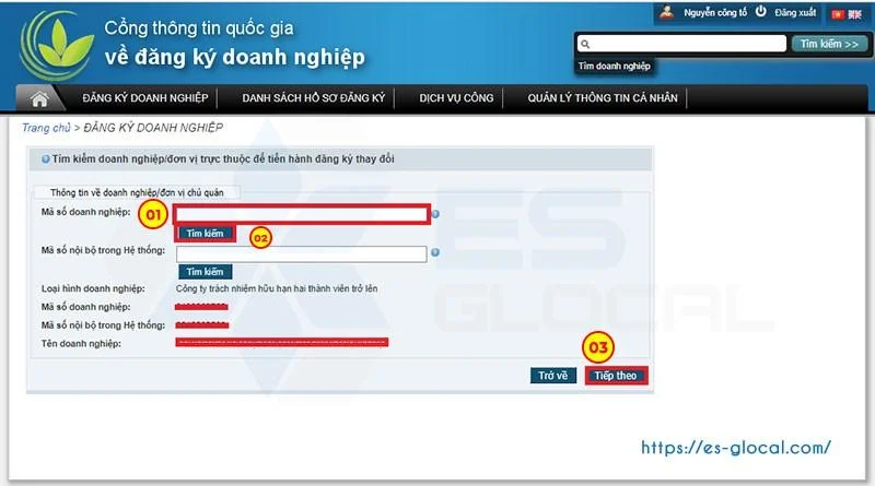 Tìm kiếm mã số thuế, mã số doanh nghiệp đăng ký KD