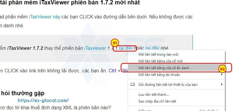 download phần mềm itaxvviewer 1.7.2 của TCT